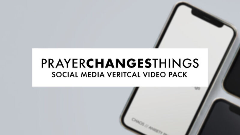 Prayer Changes Things